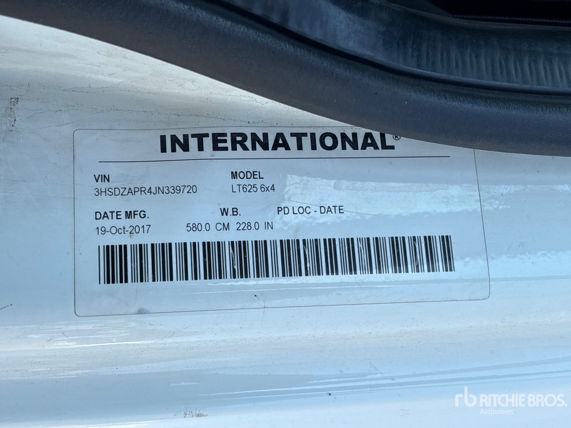 2018 International LT625