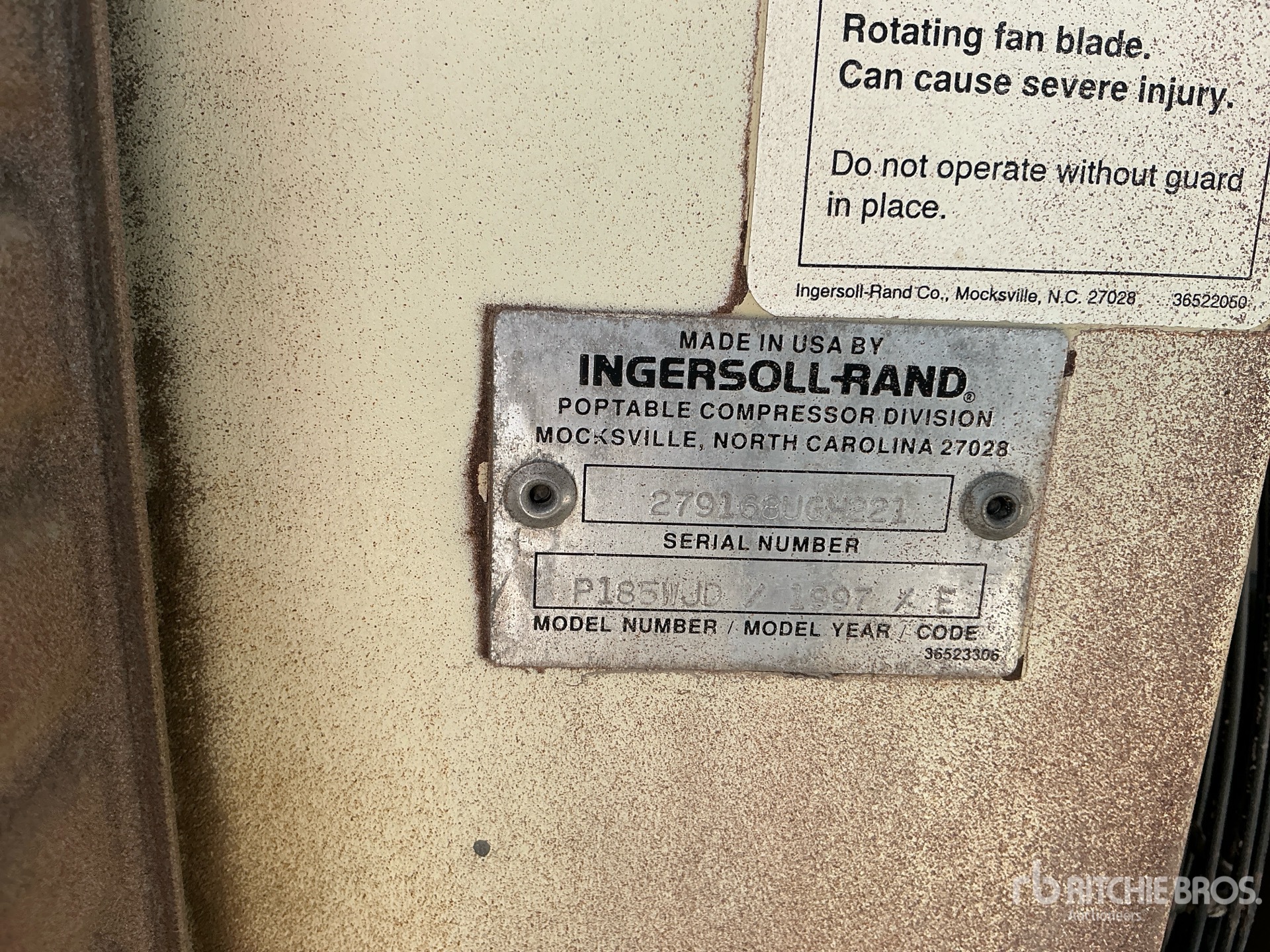 1997 Ingersoll Rand P185WJD
