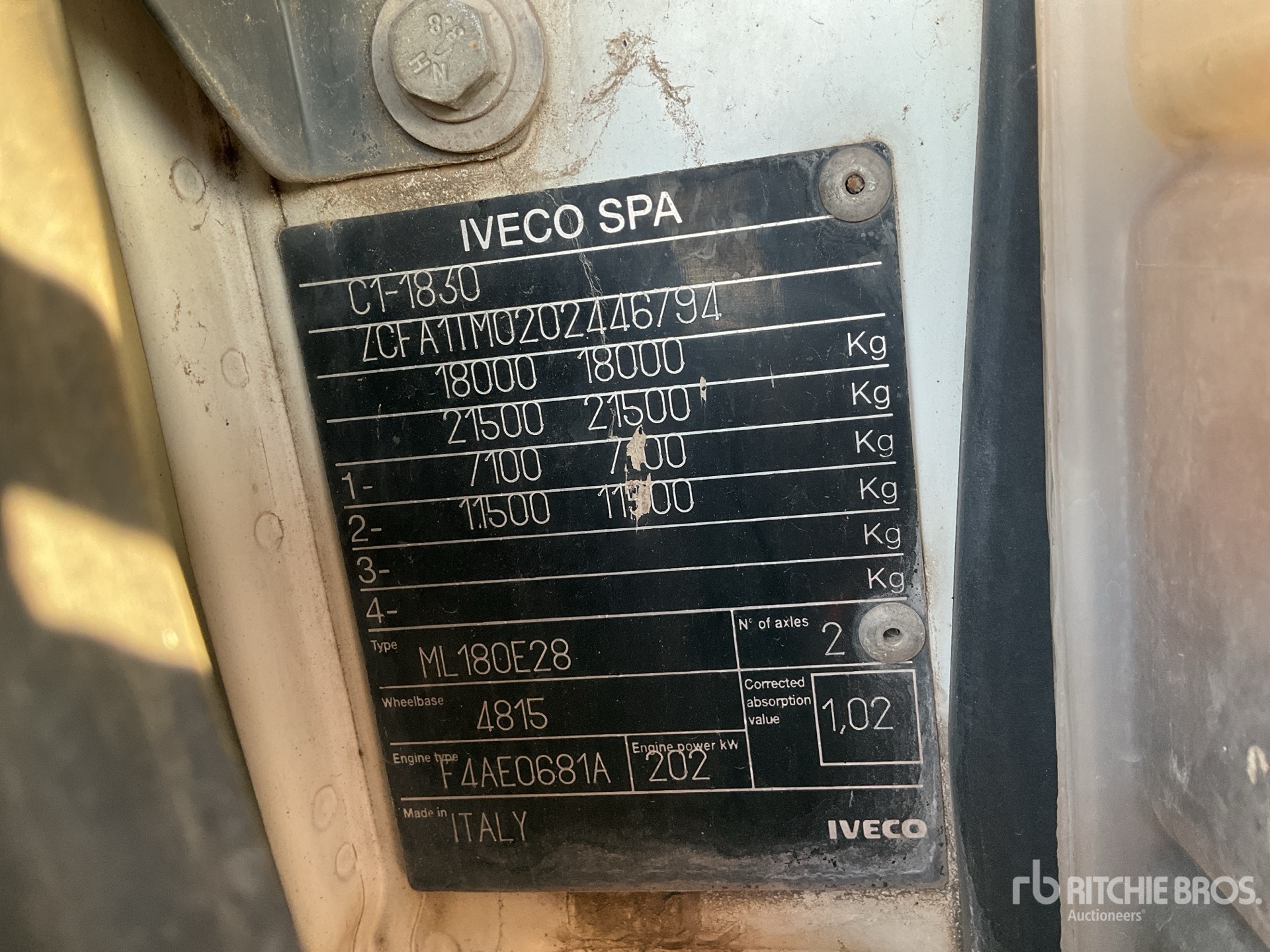2005 Iveco ML180E28