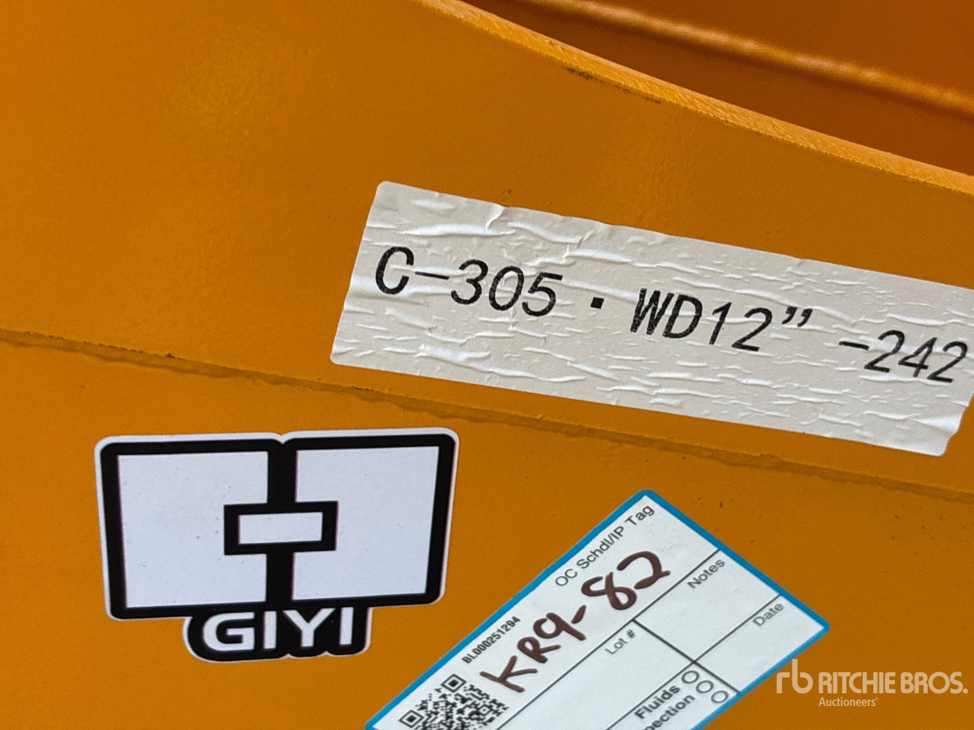 2026 GIYI 12 IN - FITS CAT 305 (UNUSED)