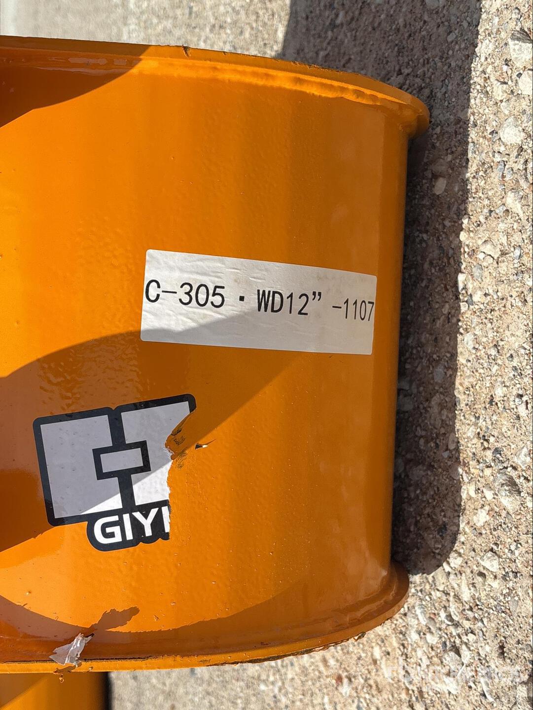 2026 GIYI 12 IN DIGGING - FITS CAT 305 (U ...