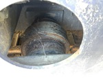 Undercarriage with Left Track Rollers