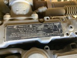 Engine with Emission Certification Label