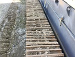 Undercarriage with Left Track Pads