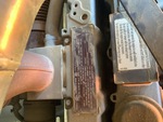 Engine with Emission Certification Label