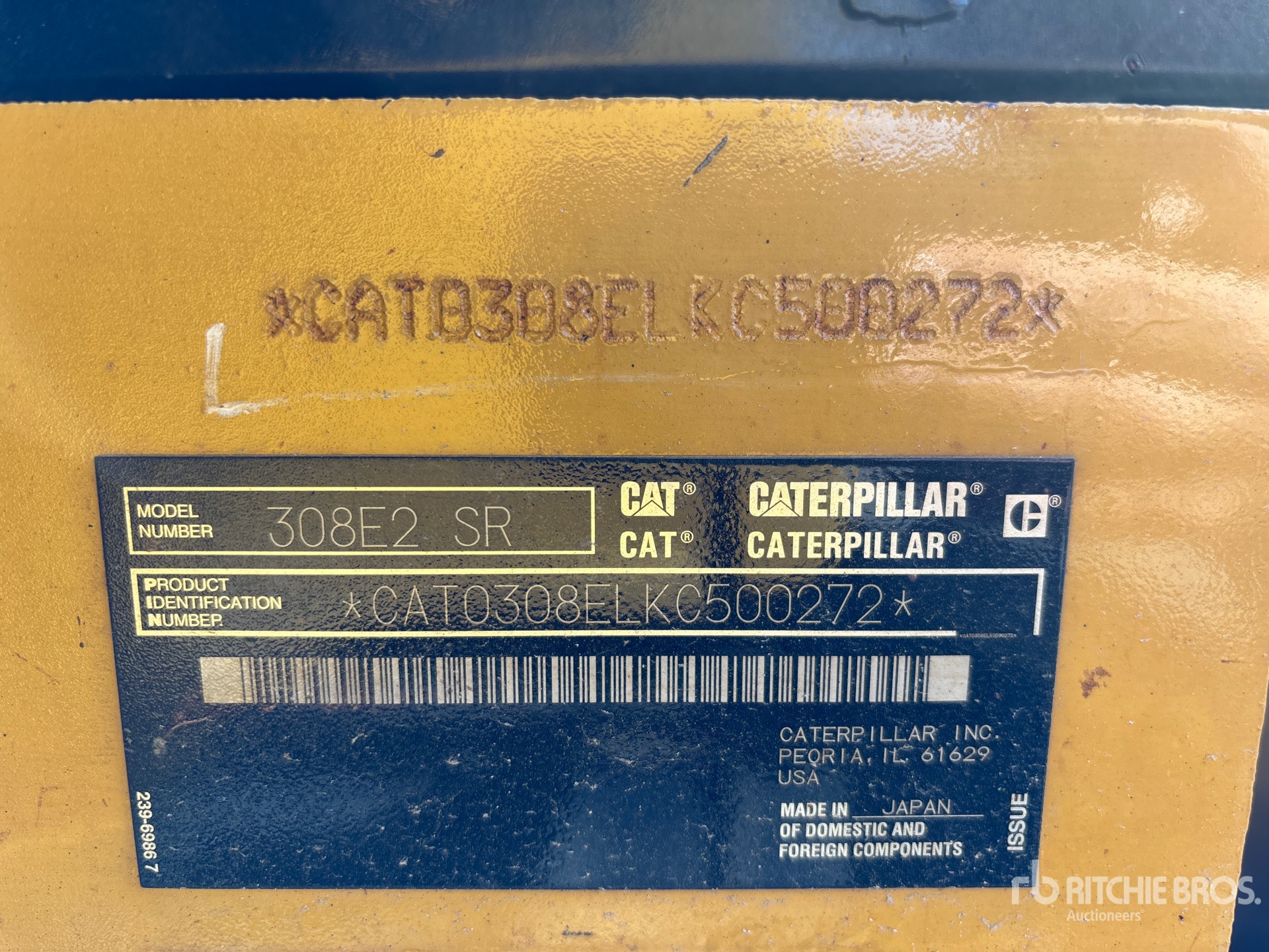2018 Caterpillar 308E2 SR