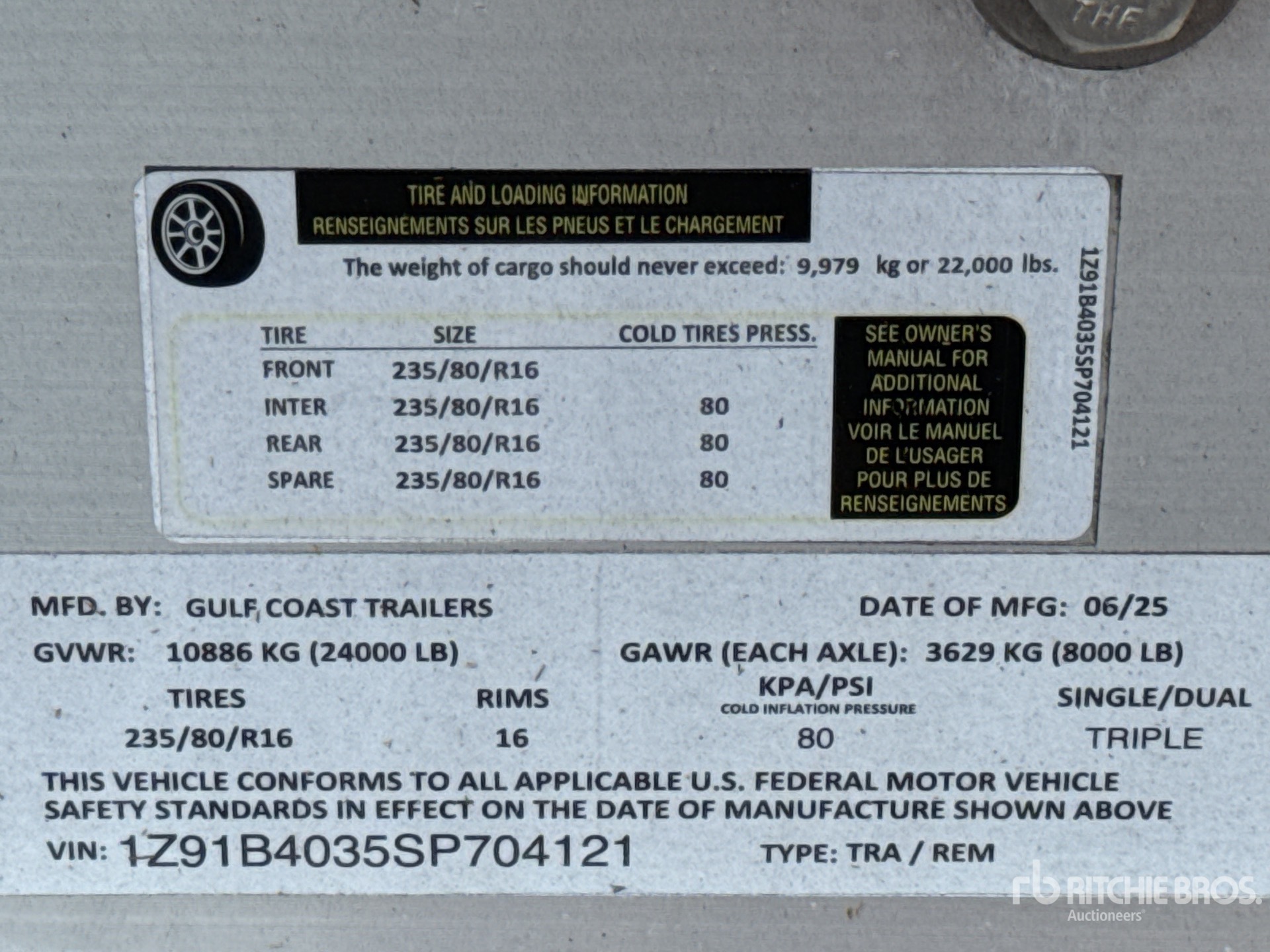 2025 Gulfco 44 FT TRI/A