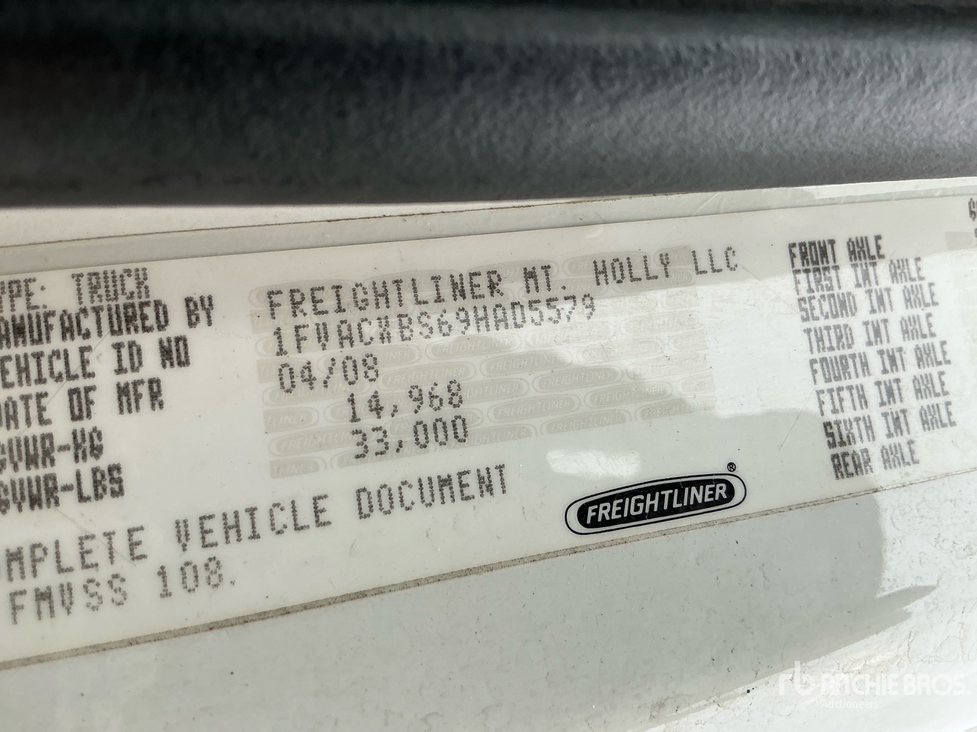 2009 Freightliner M2 106