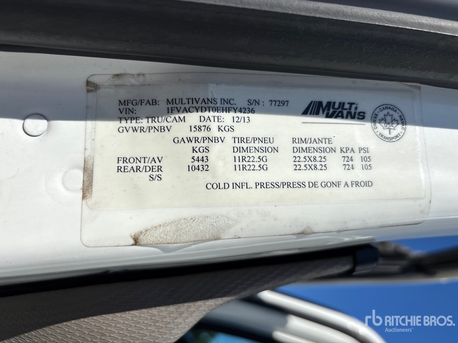 2014 Freightliner M2 106