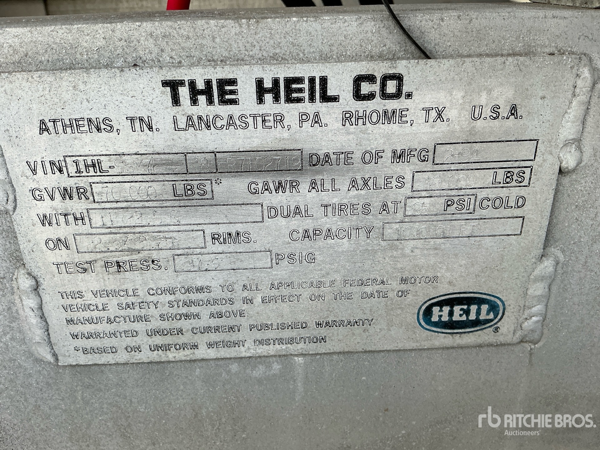 1994 Heil T/A