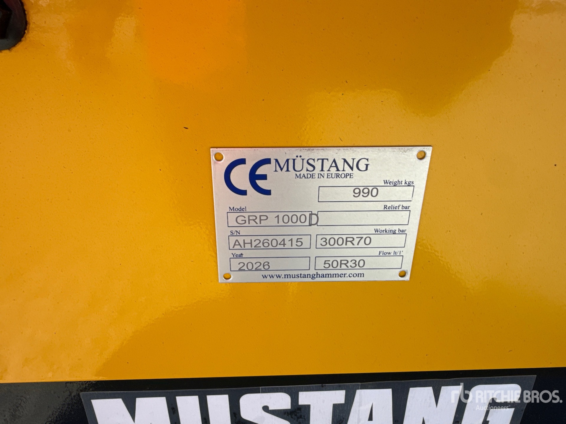 2026 Mustang GRP1000D