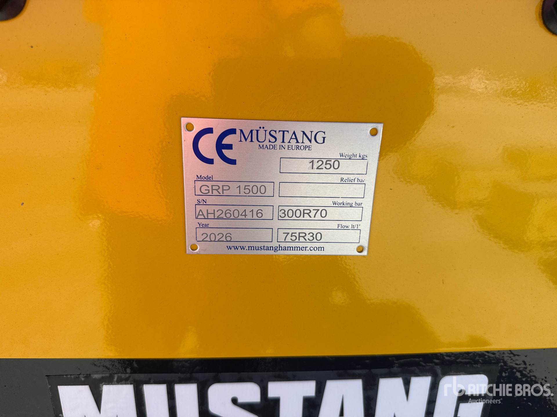 2026 Mustang GRP1500
