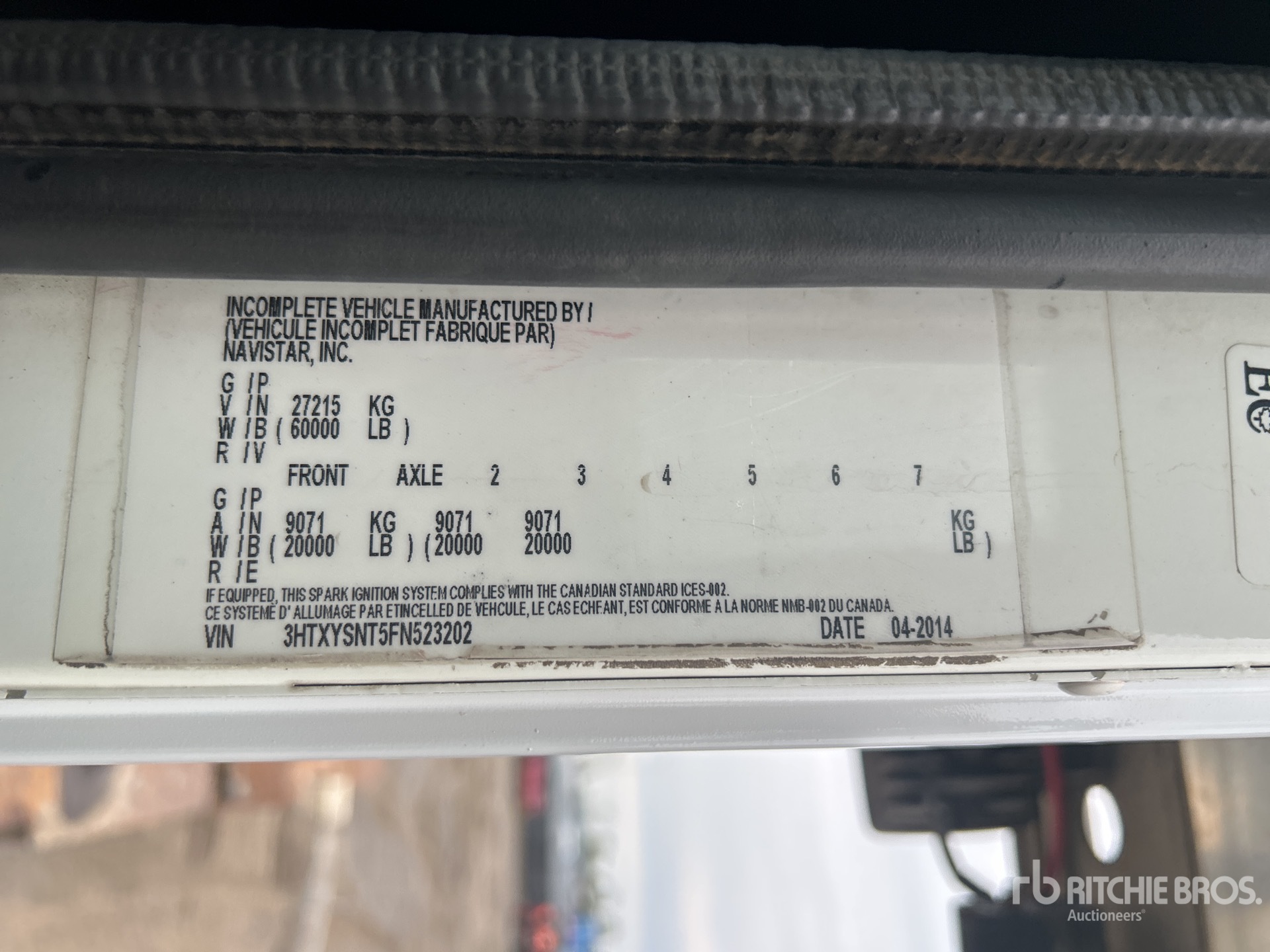 2015 International 5900I