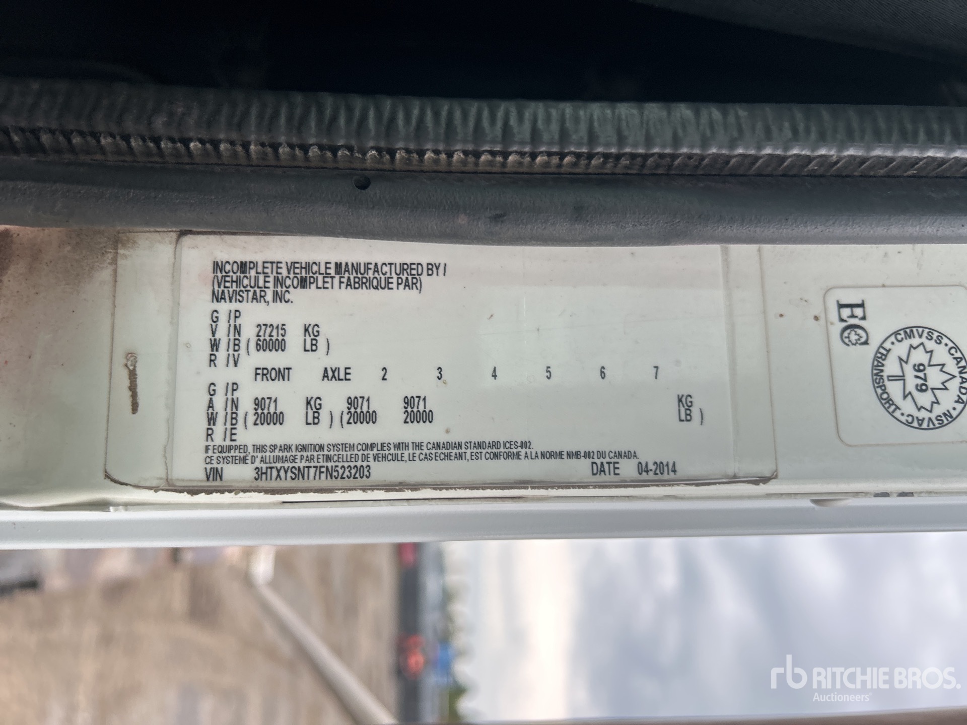 2015 International 5900I