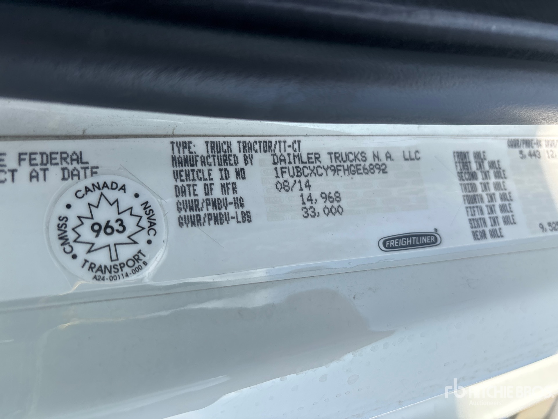 2015 Freightliner M2 106