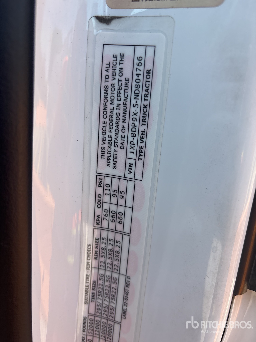 2022 Peterbilt 579