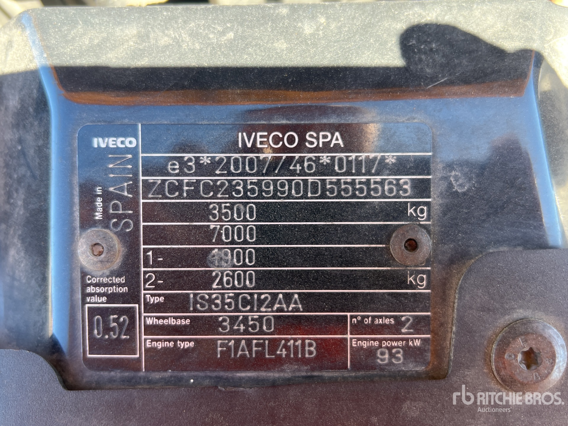 2016 Iveco 35-130
