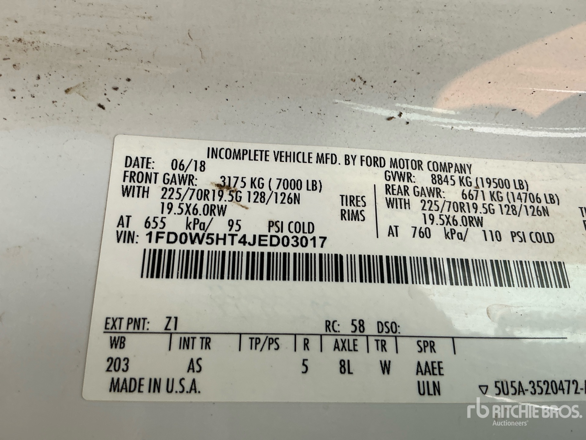 2018 Ford F-550
