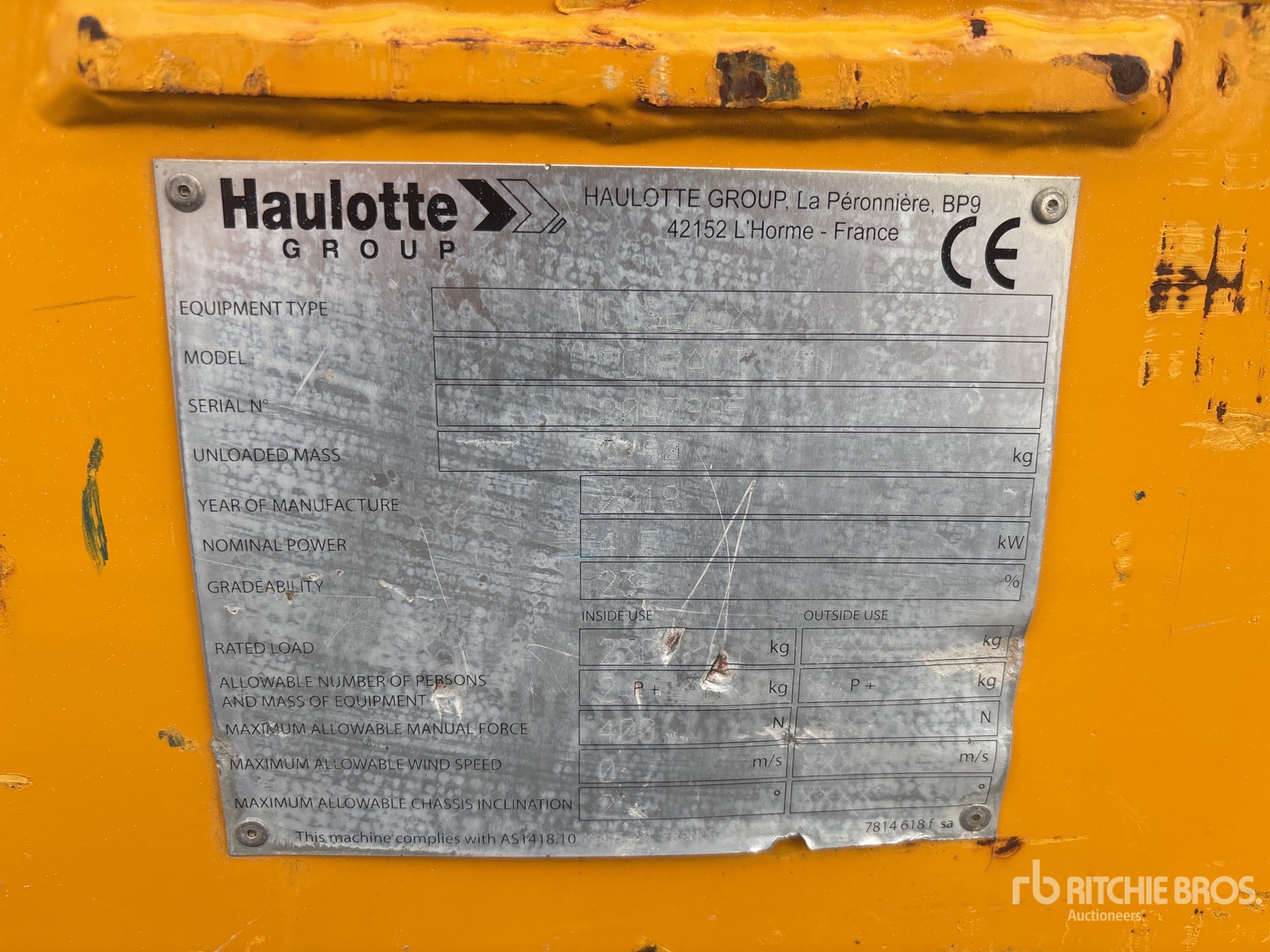 2018 Haulotte COMPACT 10N