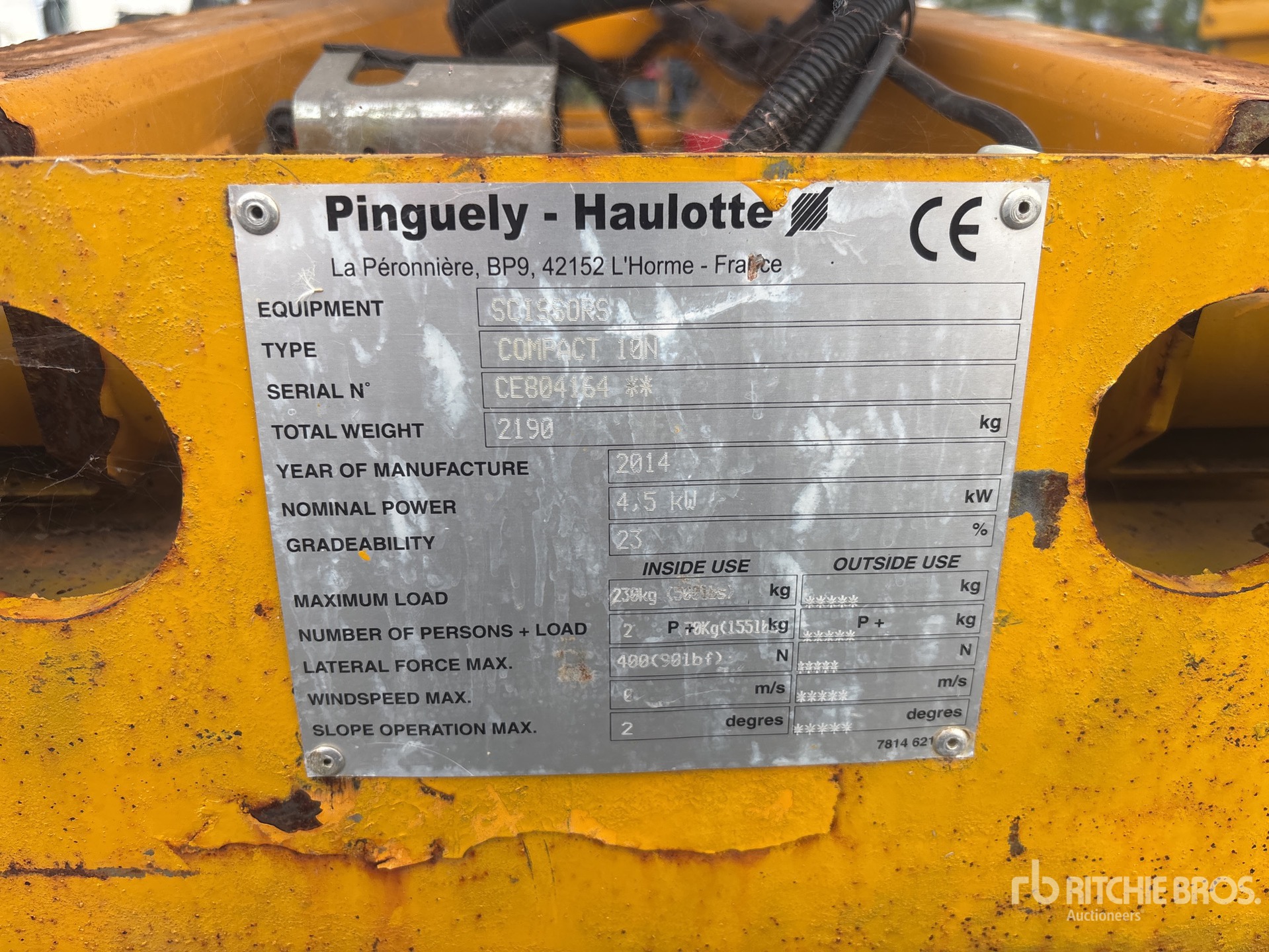 2014 Haulotte COMPACT 10N