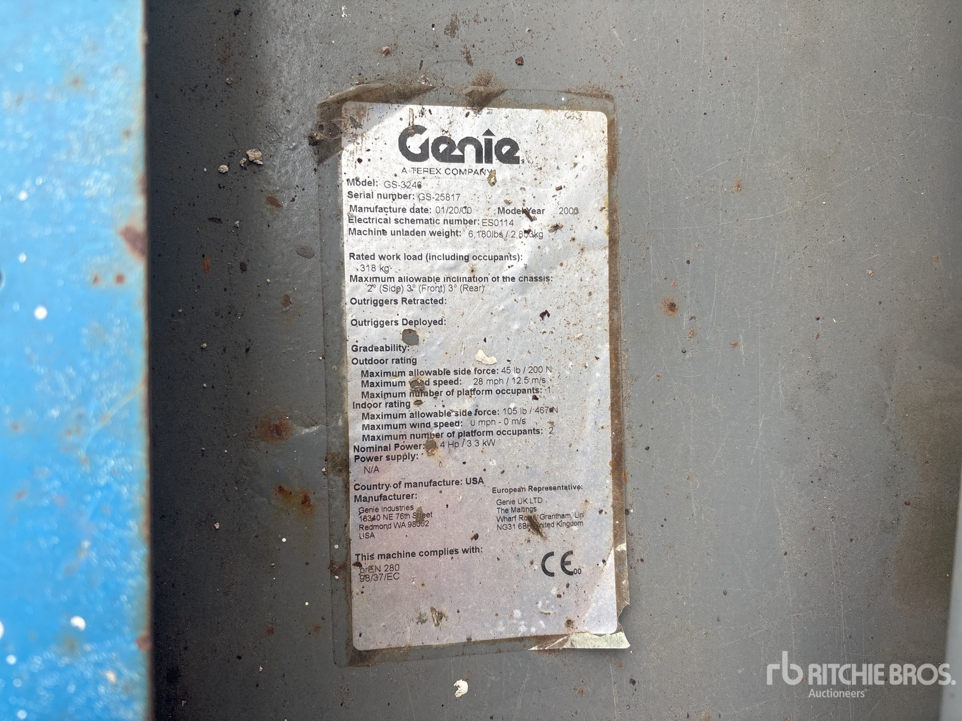 2000 Genie GS-3246