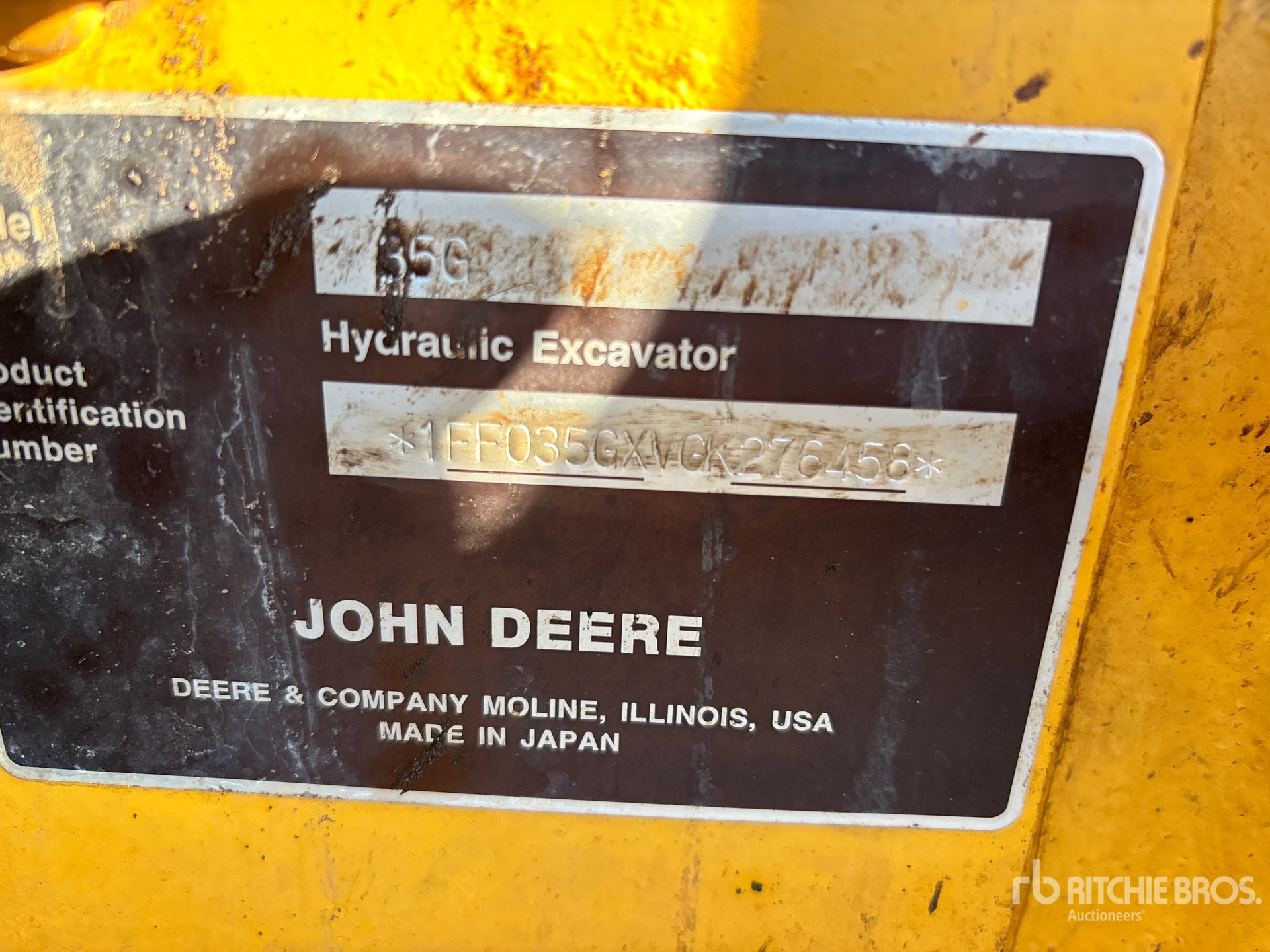 2016 John Deere 35G