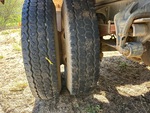 Underbody with Right Rear Drive Tires