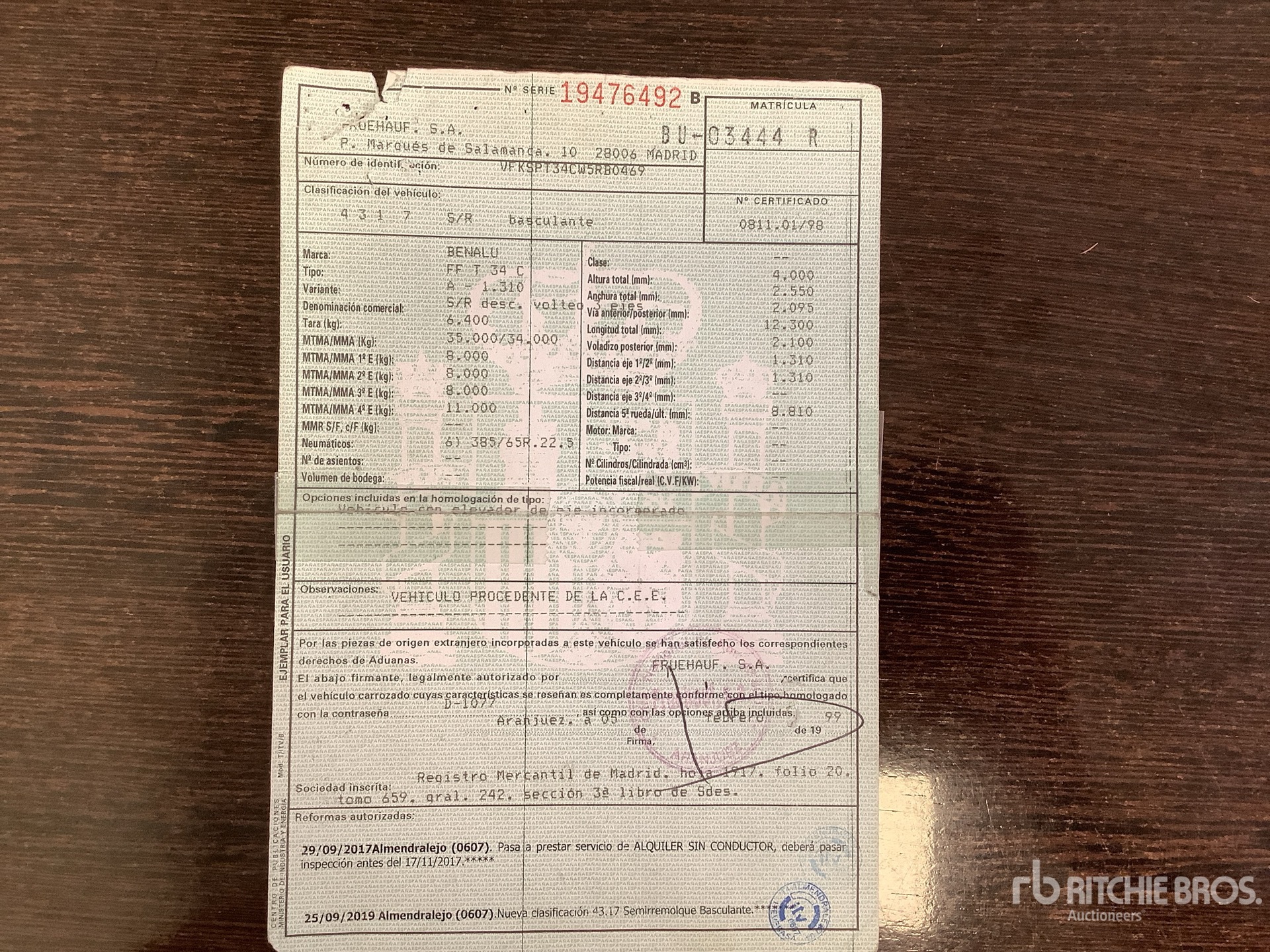 1999 Benalu SR