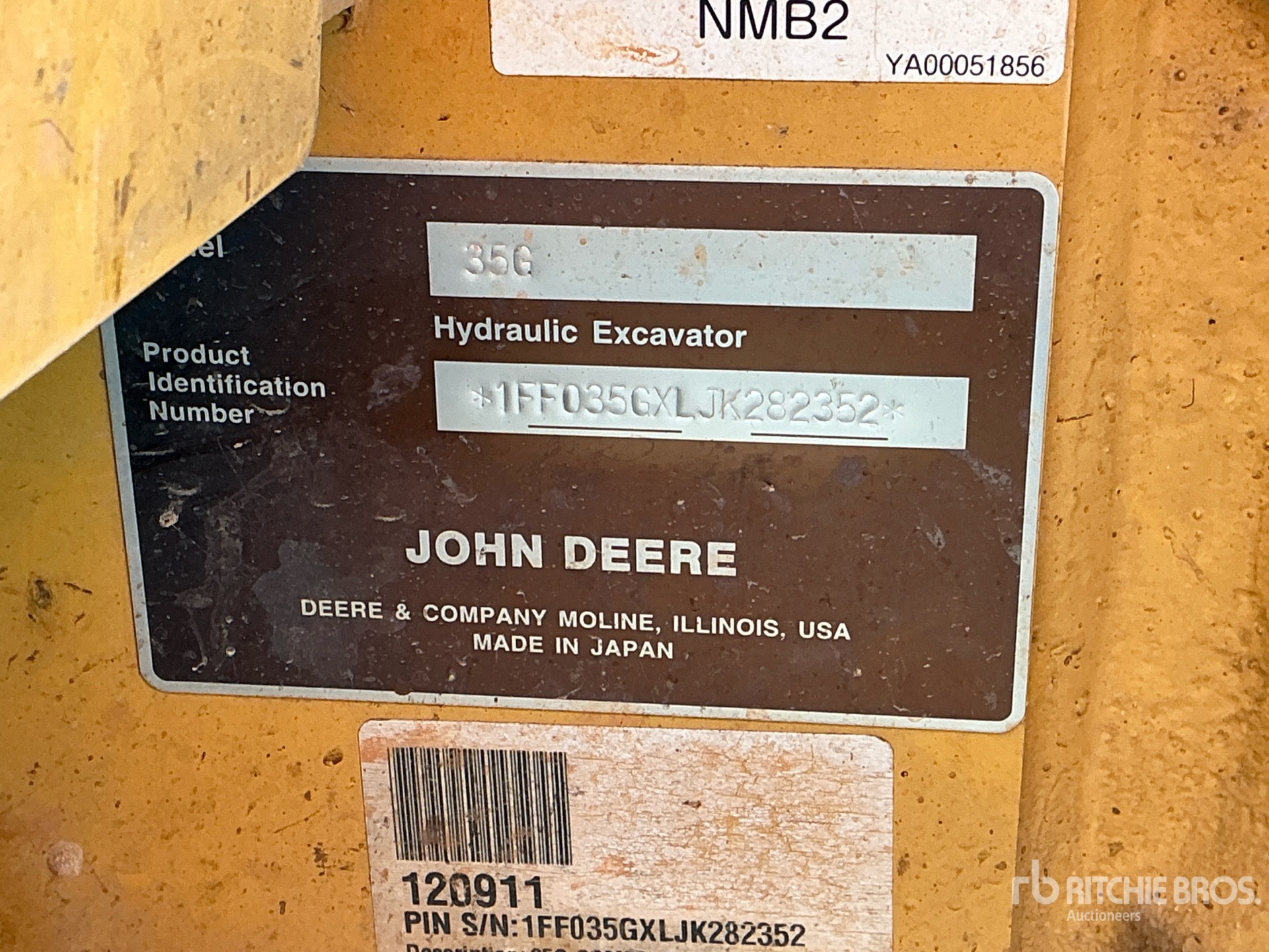 2018 John Deere 35G