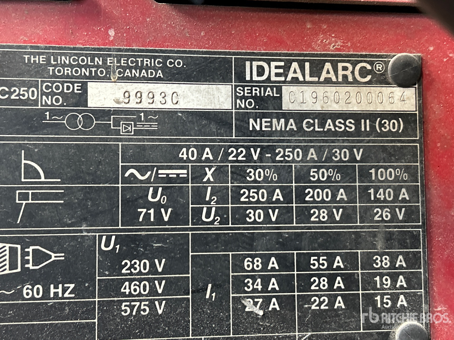 Lincoln IDEALARC 250