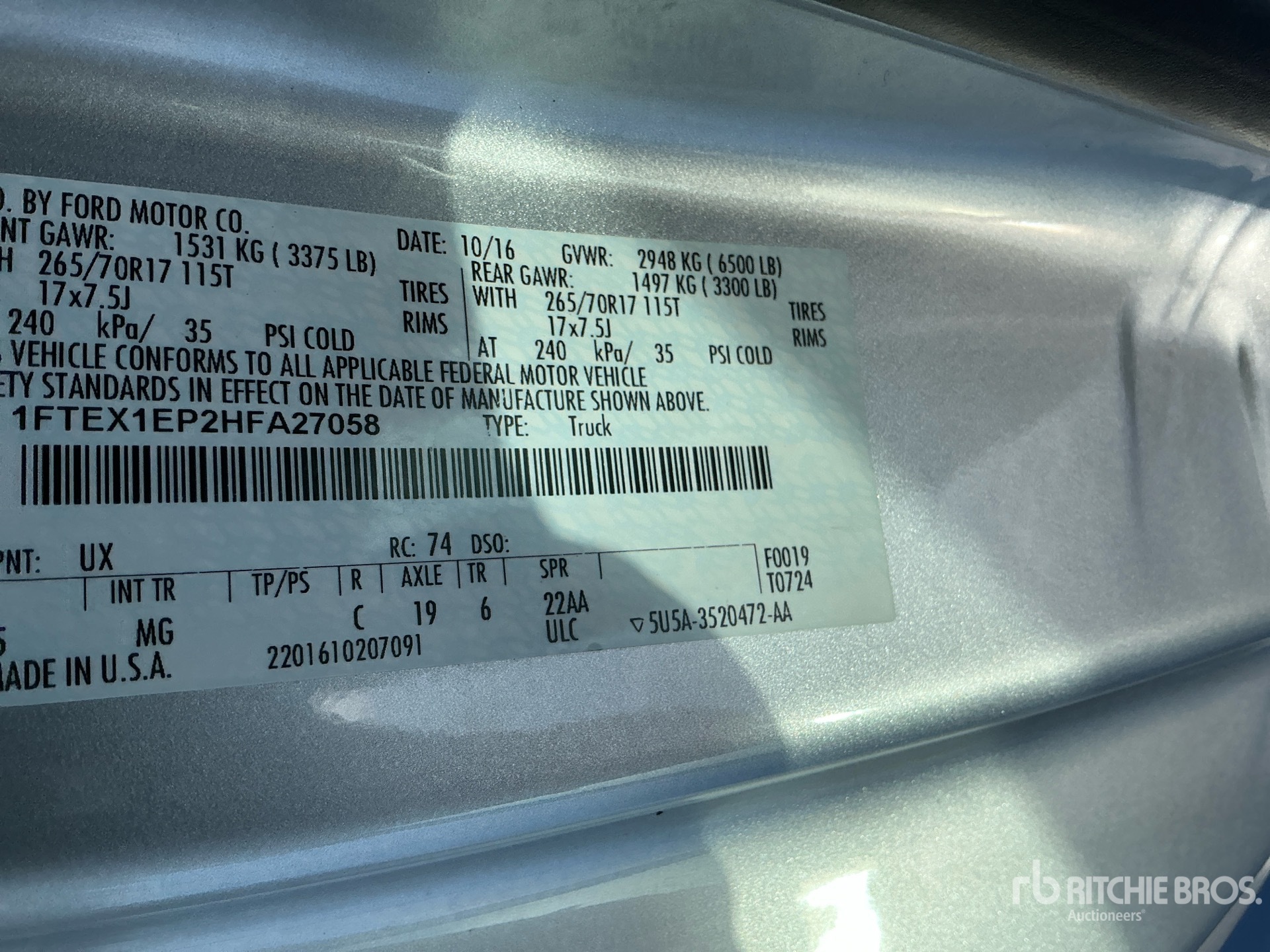 Photo of 2017 Ford F-150