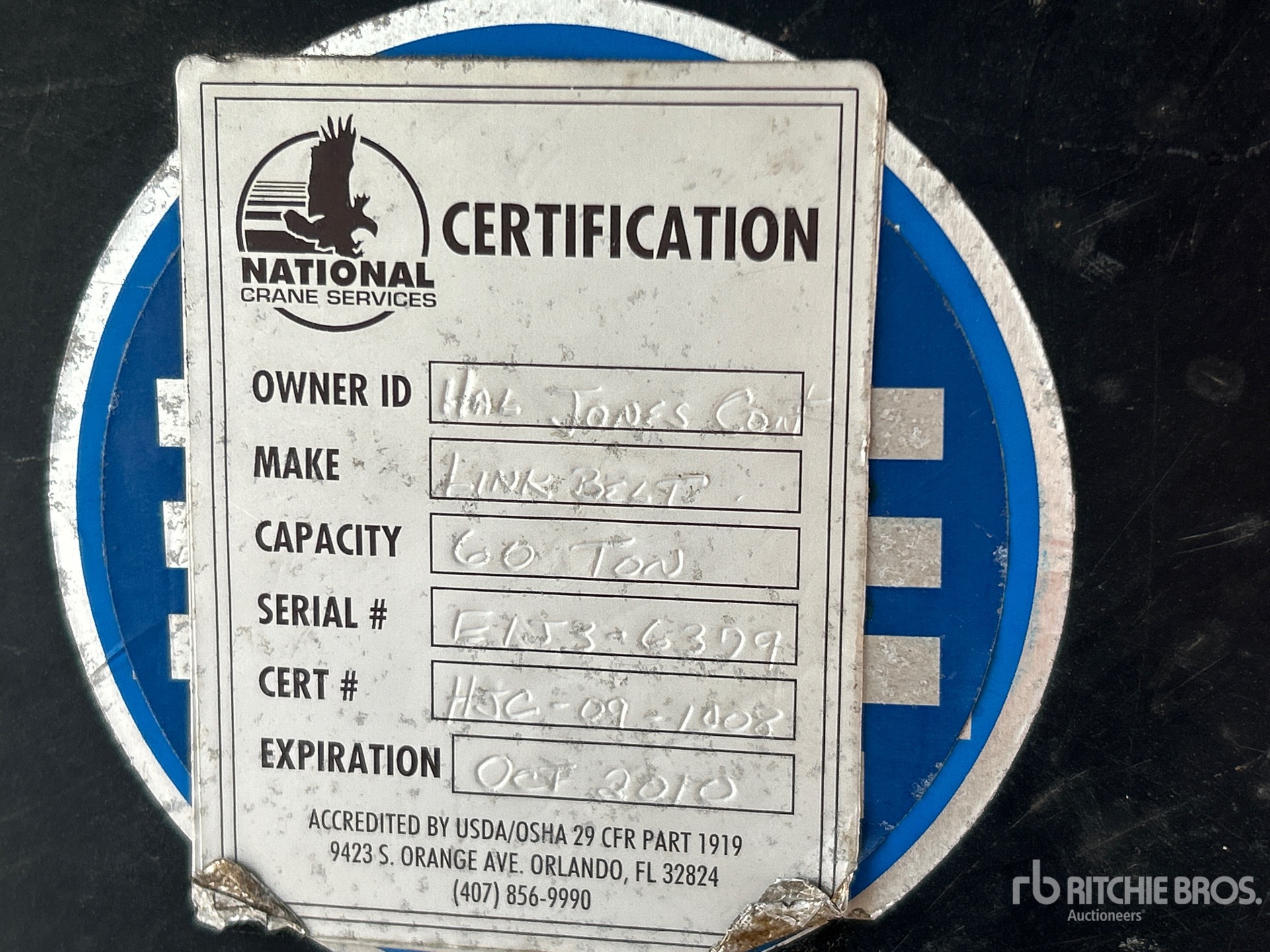 Photo of 1984 Link-Belt RTC-8060