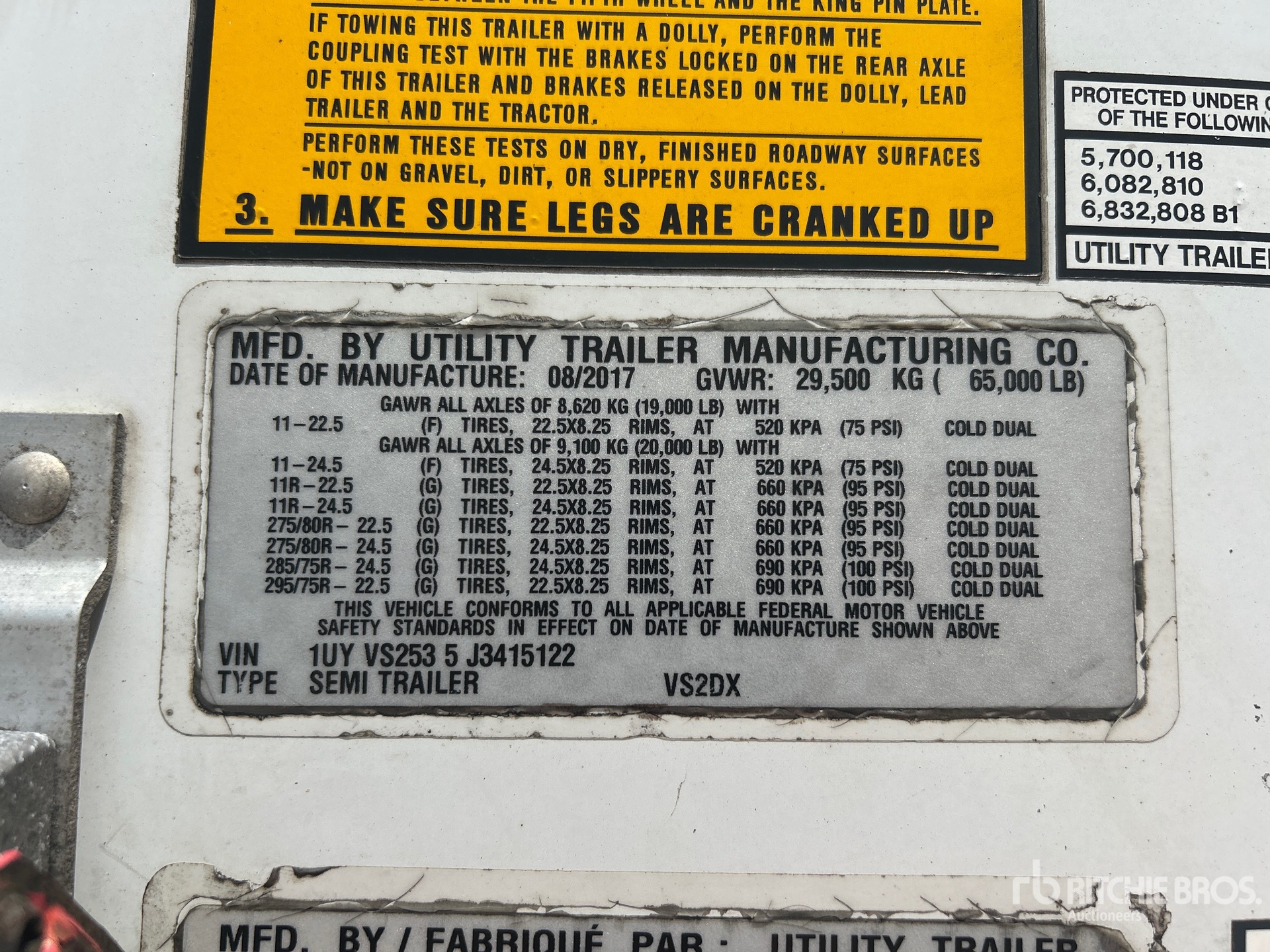 2018 Utility VS2DX