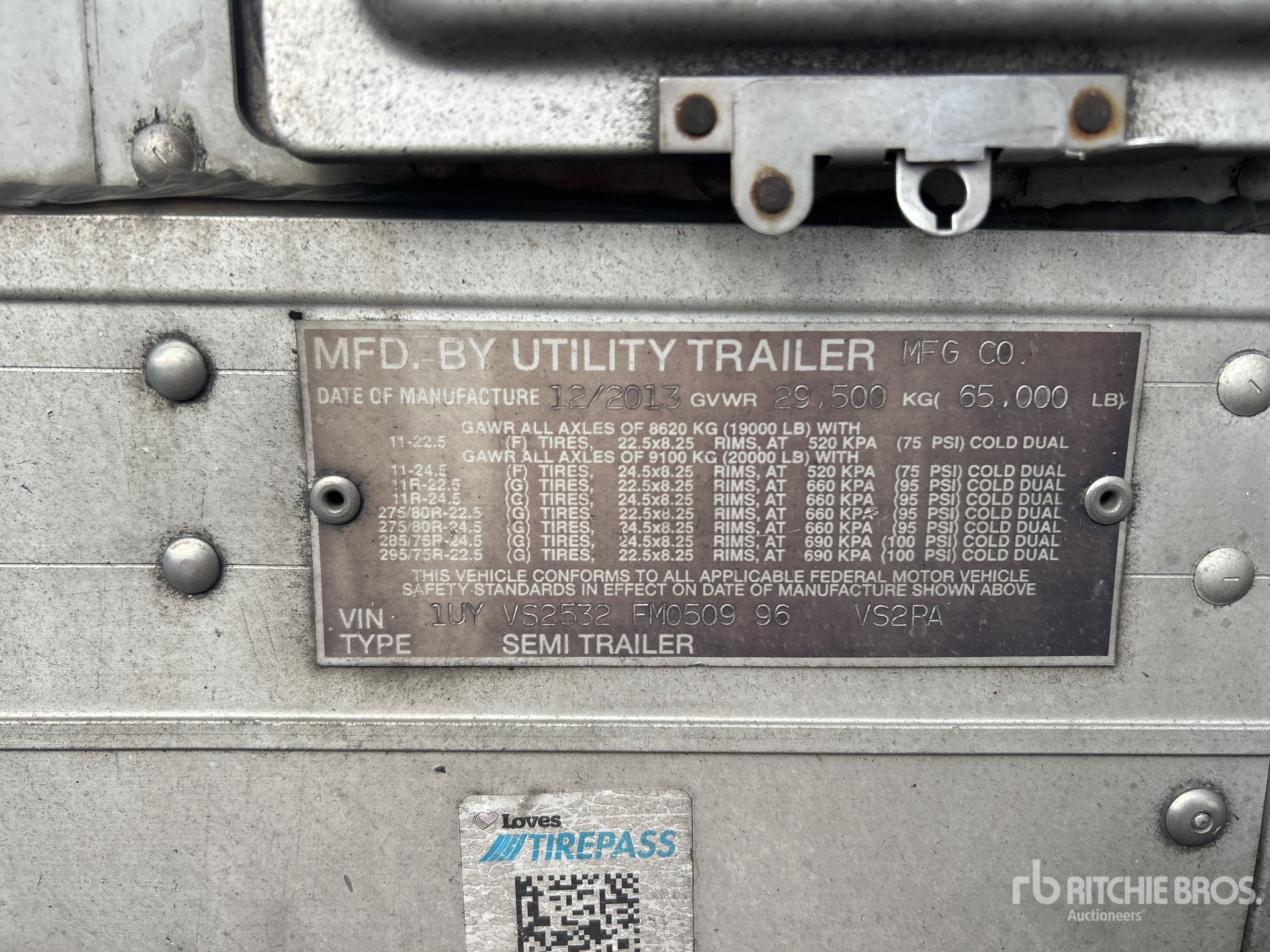 2015 Utility VS2RA
