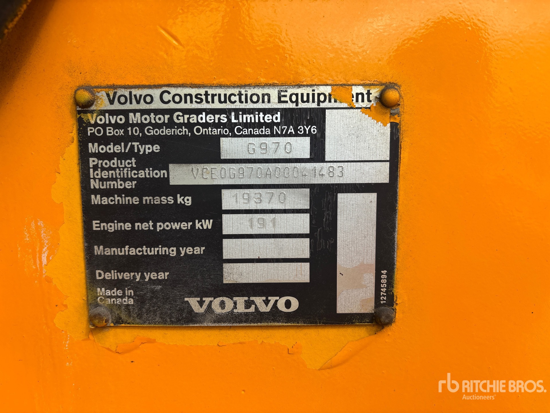 2008 Volvo G970