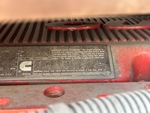 4 Engine with Emission Label