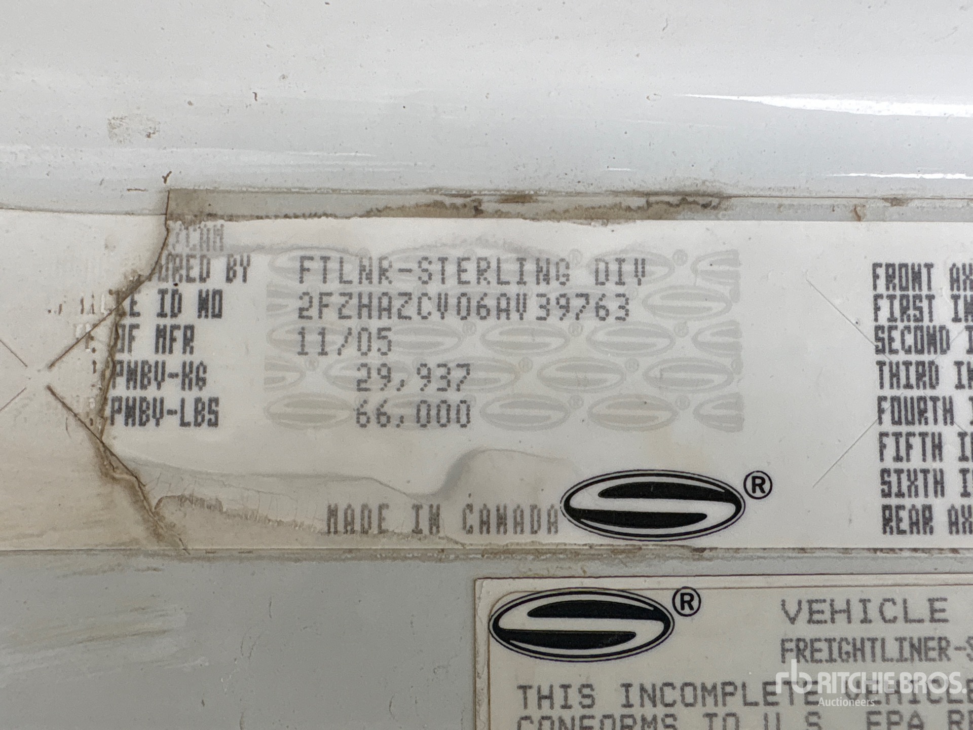 2006 Sterling LT9500