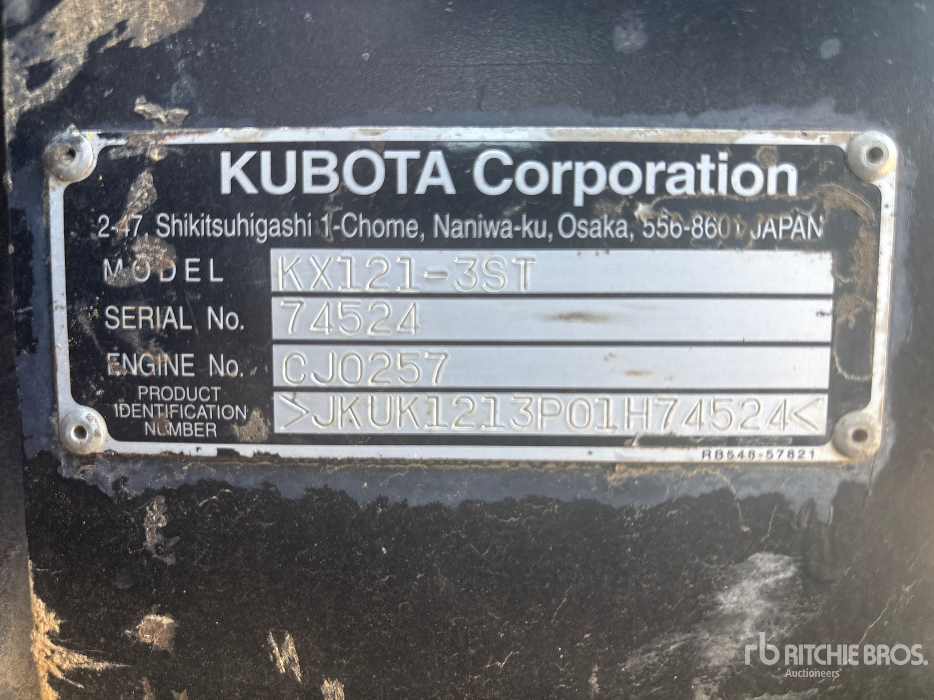 2012 Kubota KX121-3