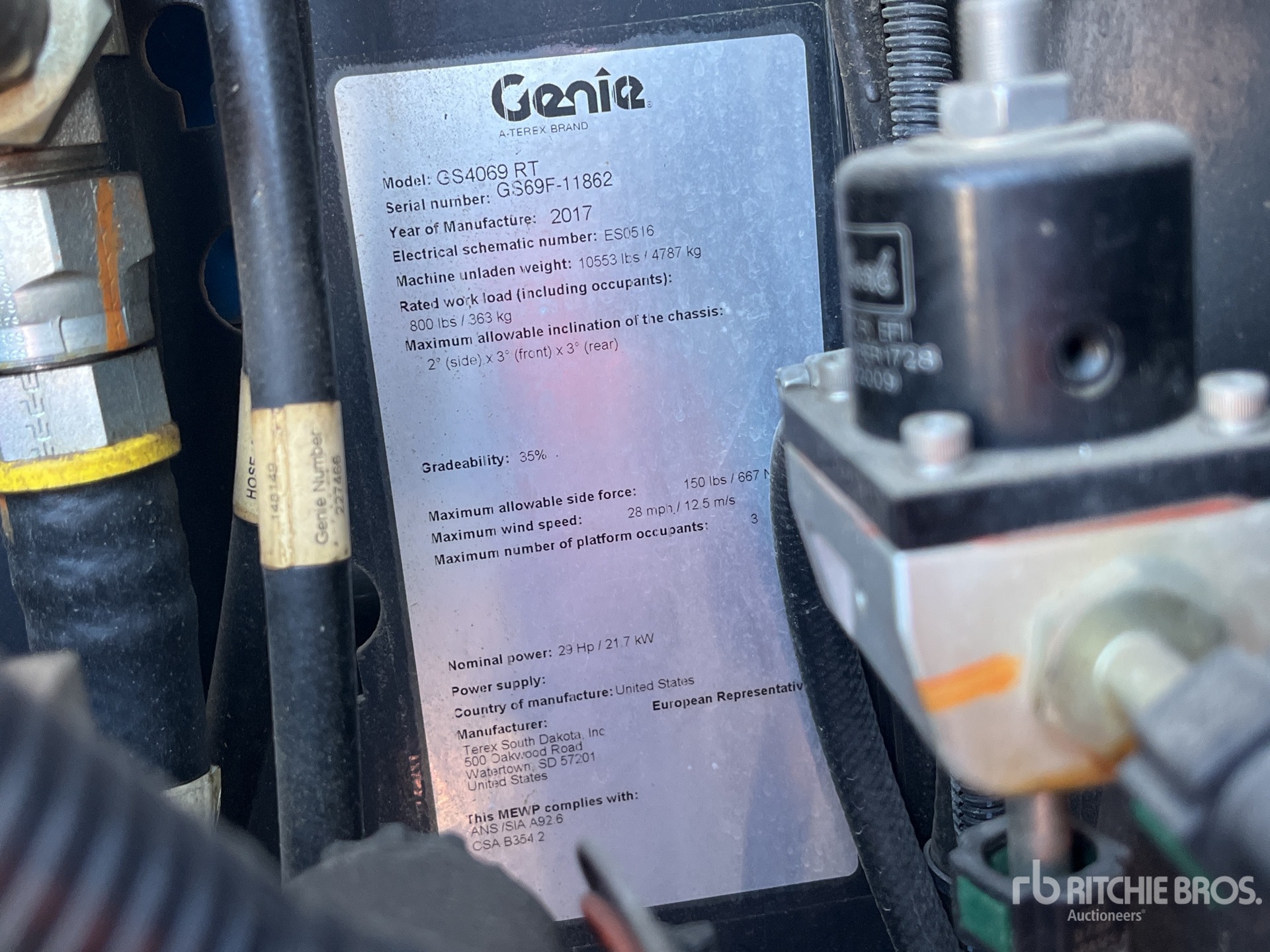 2017 Genie GS-4069RT