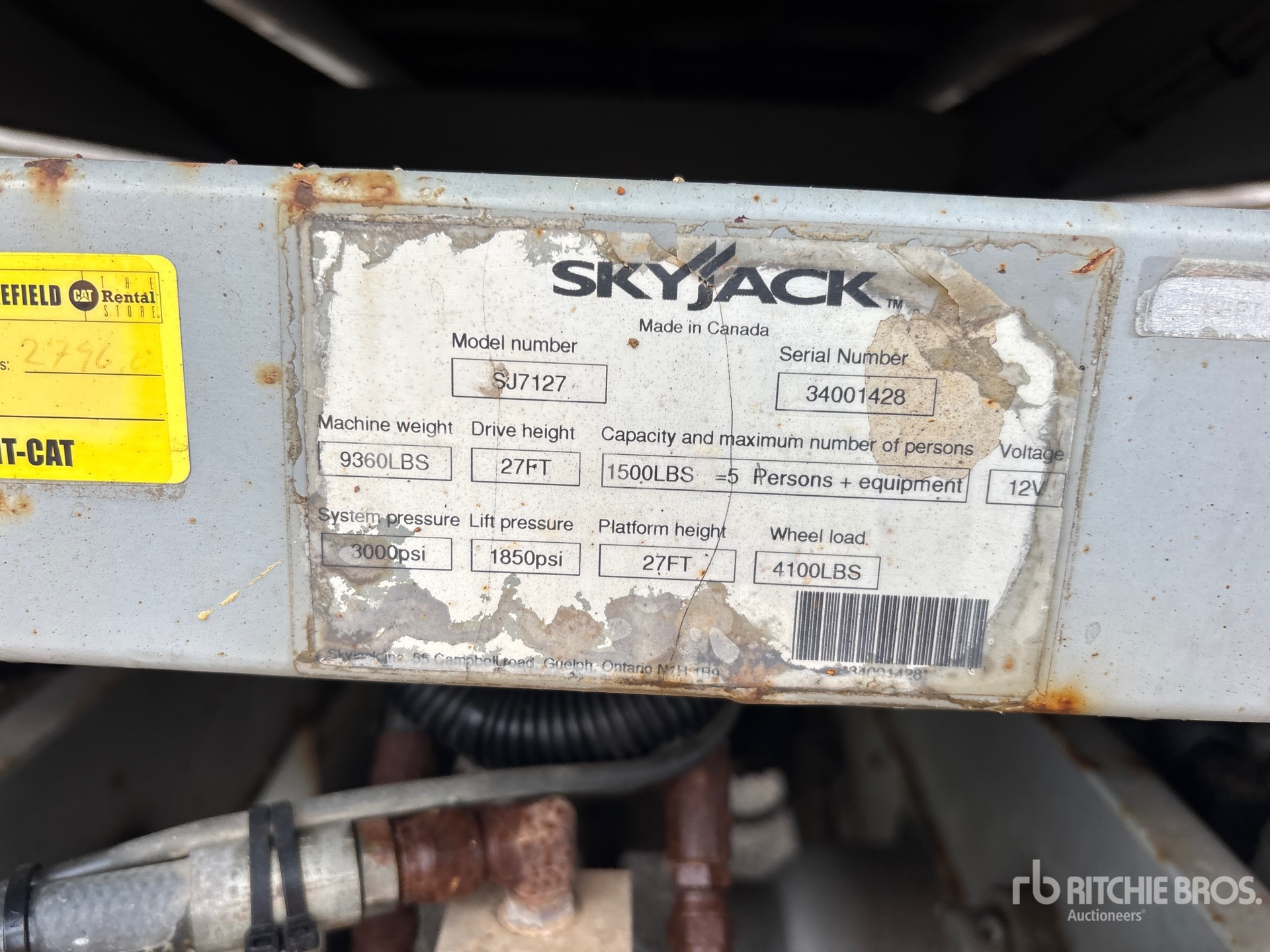 2010 Skyjack SJ7127 RT