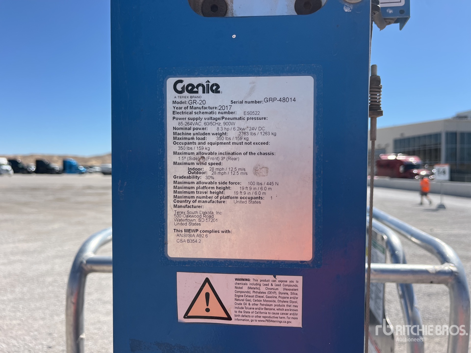 2017 Genie GR20