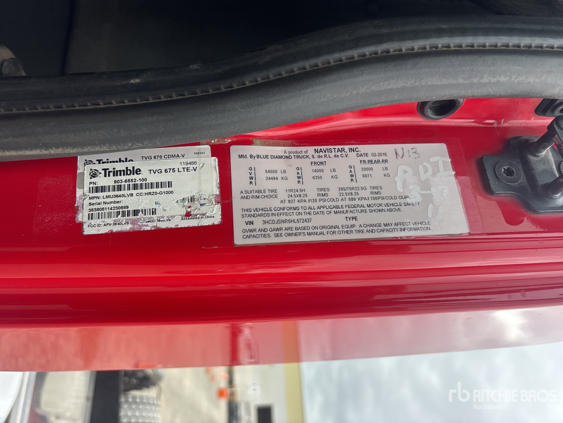 2017 International PROSTAR+ 122