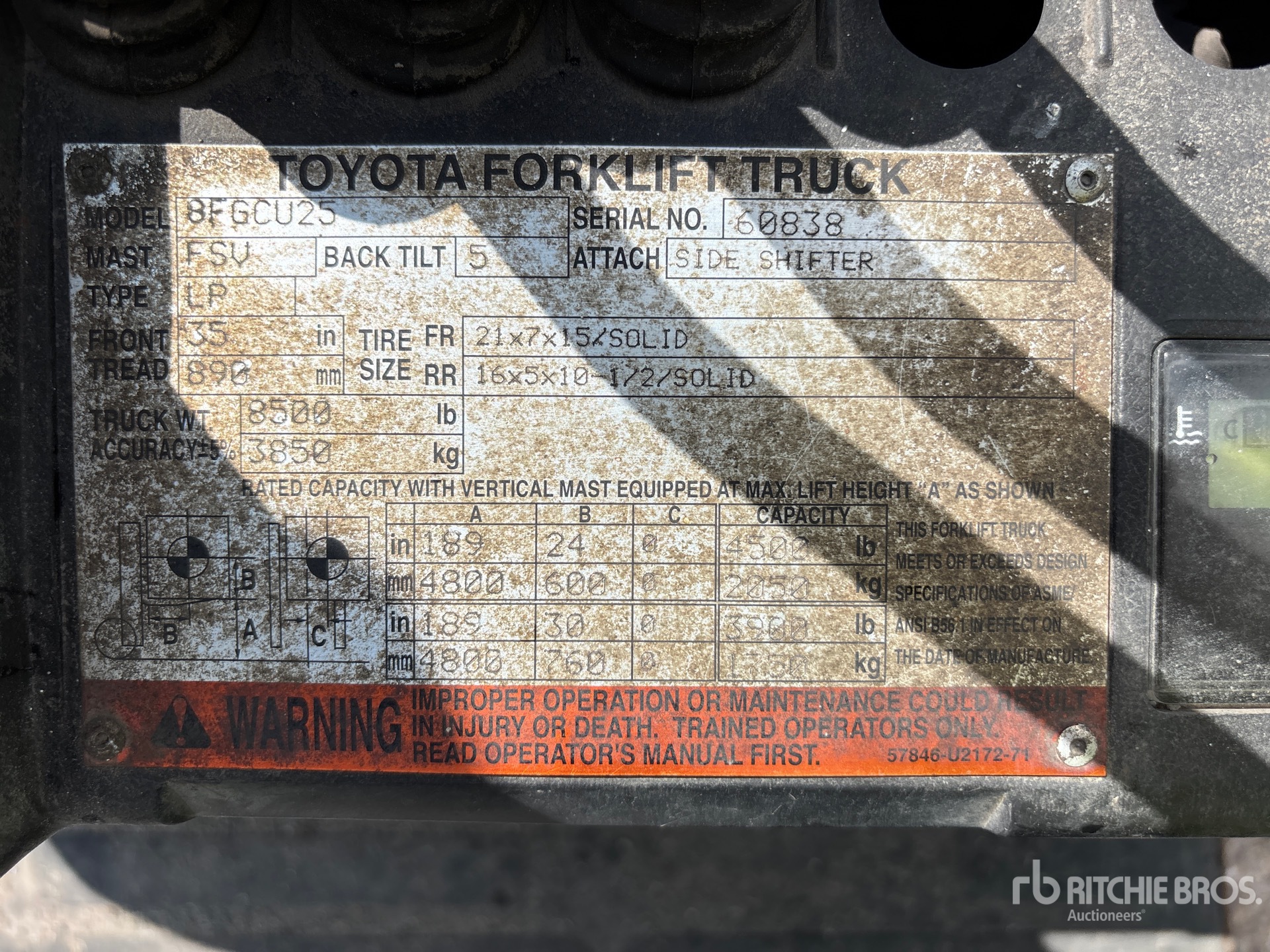 2014 Toyota 8FGCU25