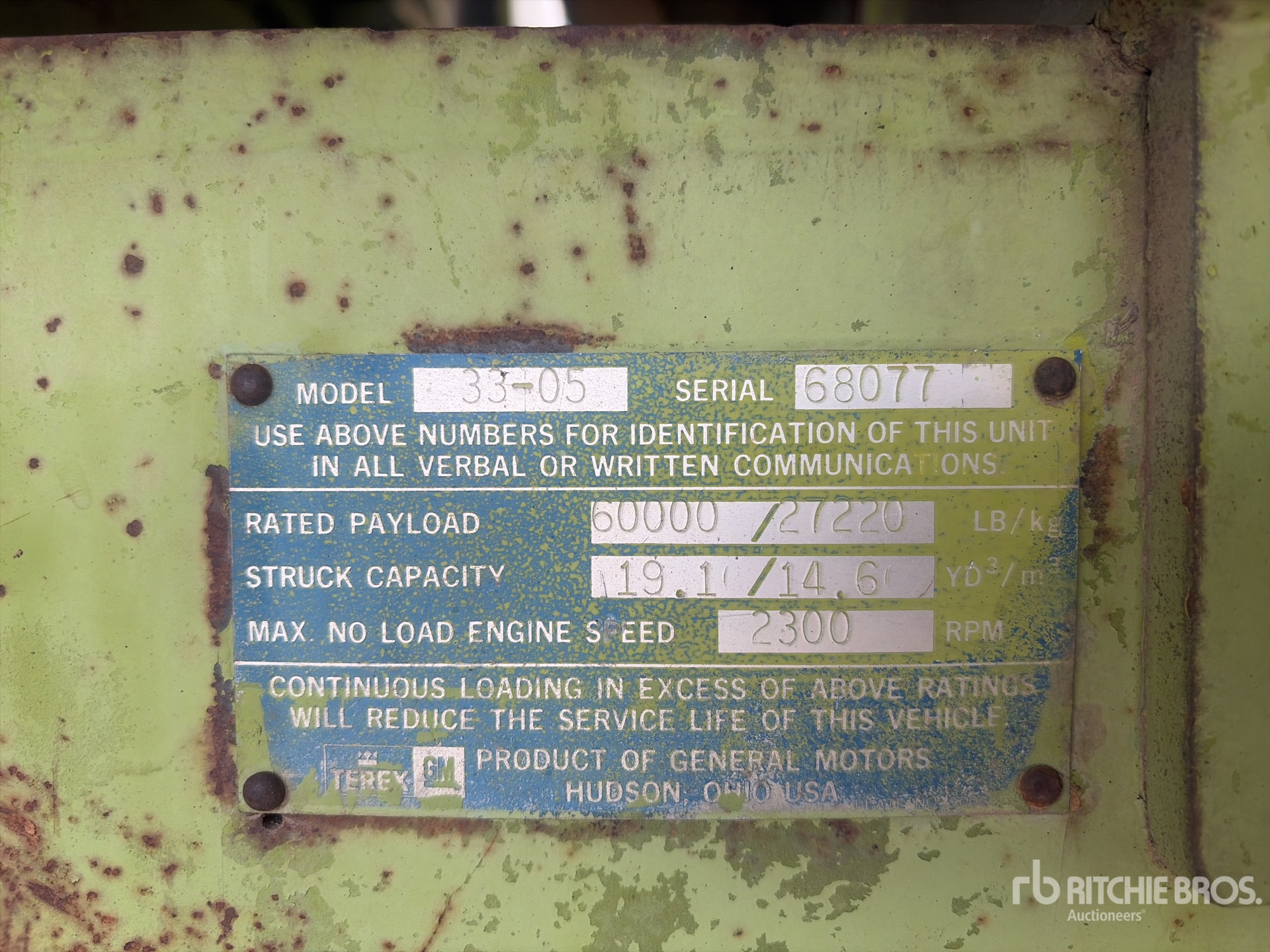 1979 Terex 3305