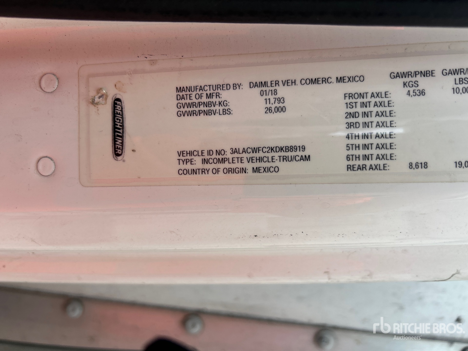Photo of 2019 Freightliner M2 106