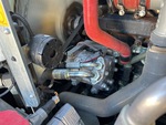 Engine with A/C Compressor