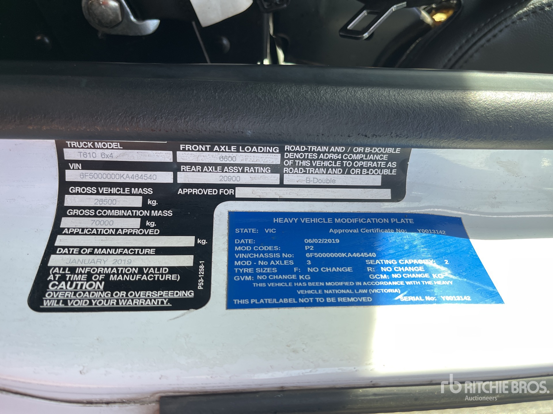 2019 Kenworth T610