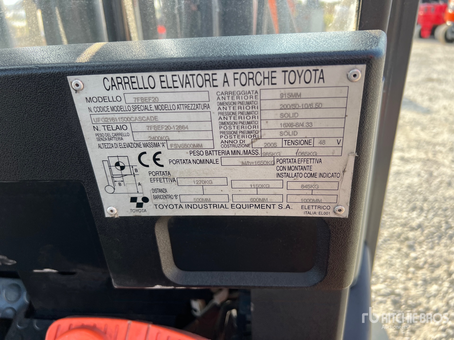 2005 Toyota 7FBEF20