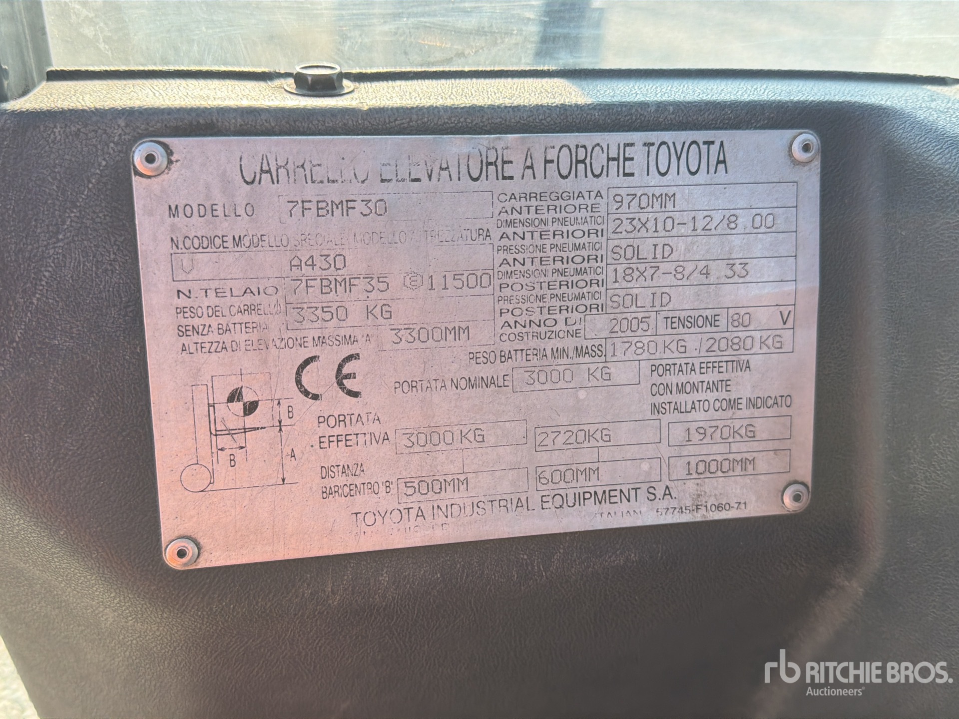 2005 Toyota 7-FBMF-30