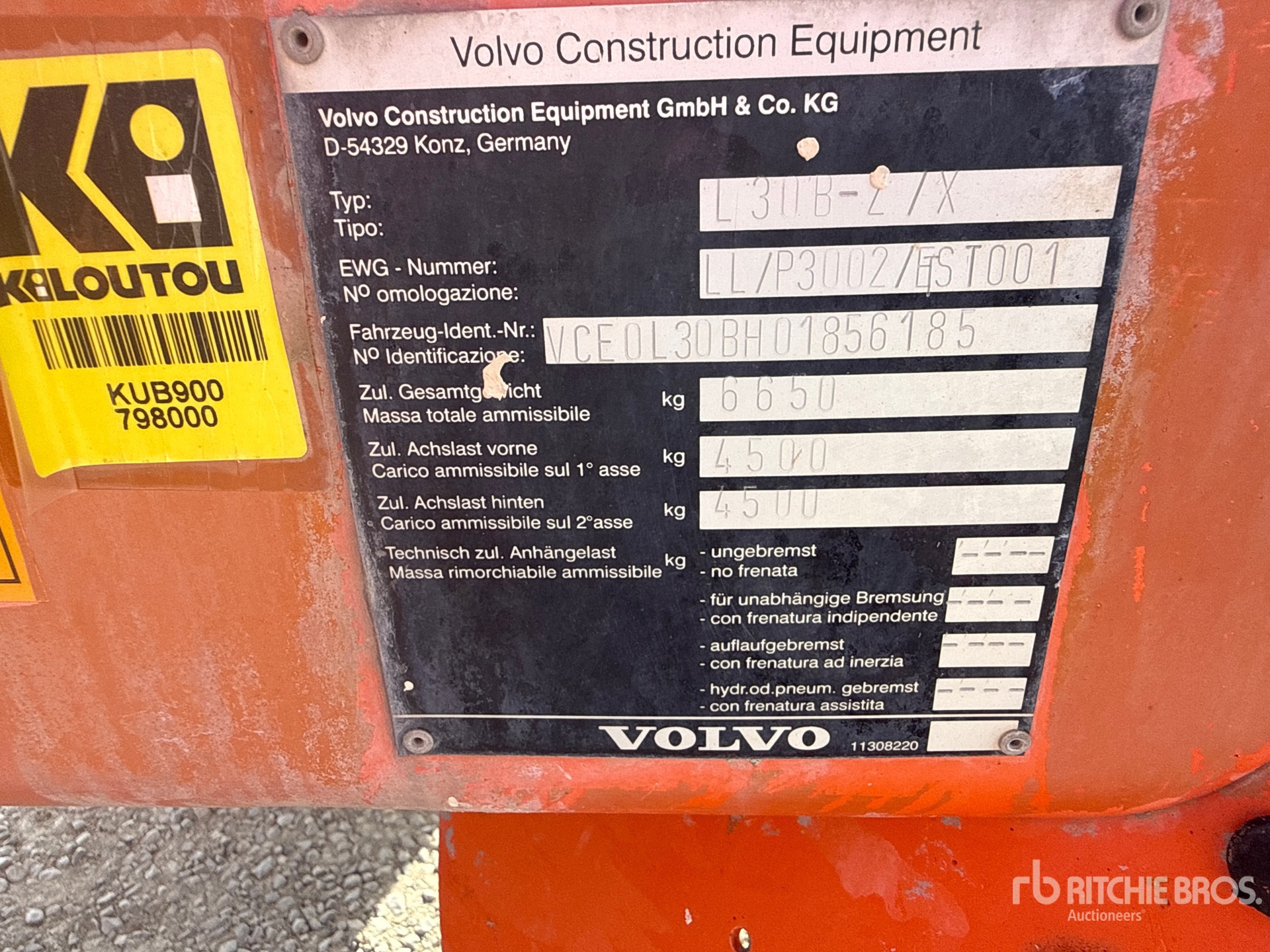 2008 Volvo L30B-ZX